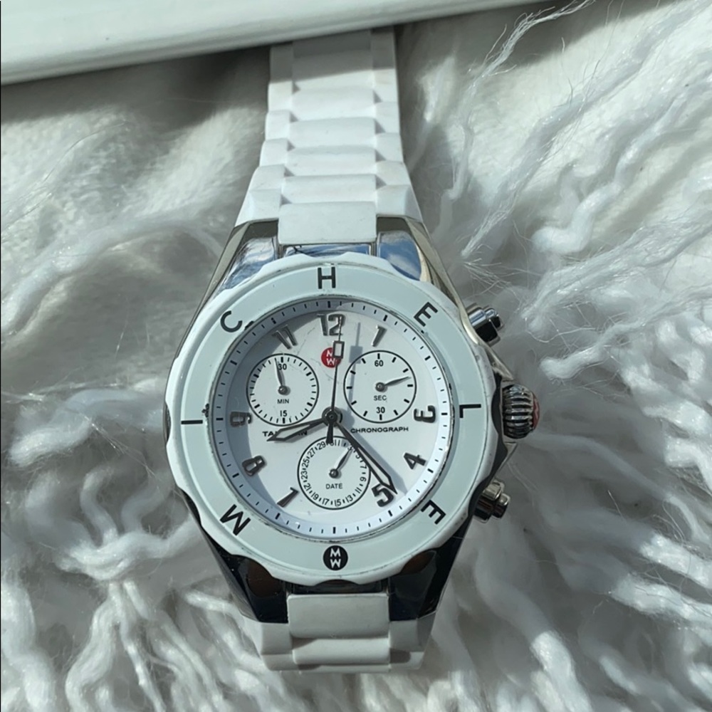 Michele Tahitian jelly bean watch